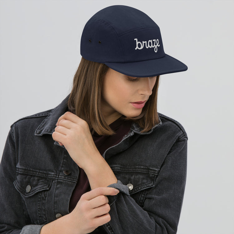 Braze Panel Cap (Embroidered)