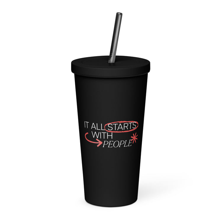 Antler Tumbler (with straw)