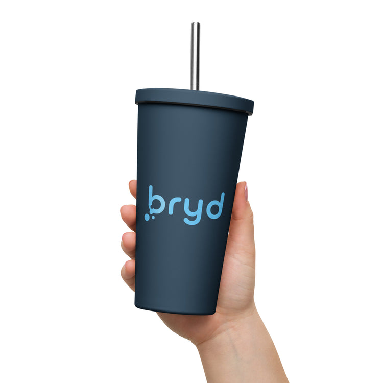 Bryd Tumbler (with straw)