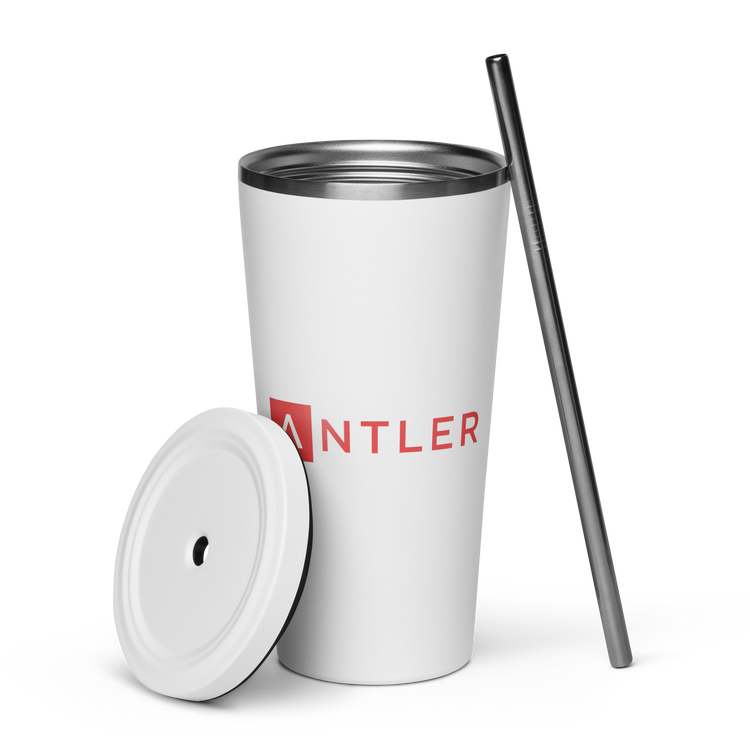 Antler Tumbler (with straw)
