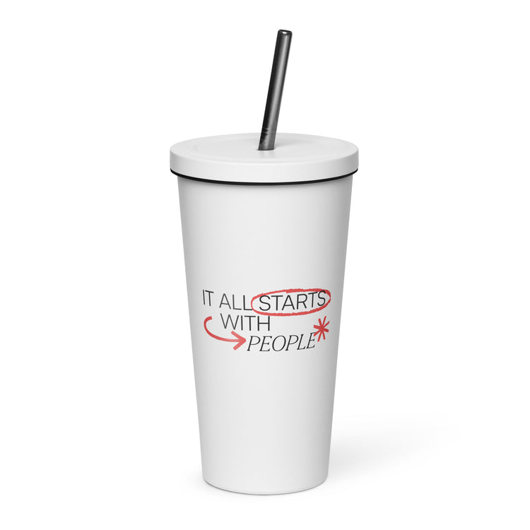 Antler Tumbler (with straw)