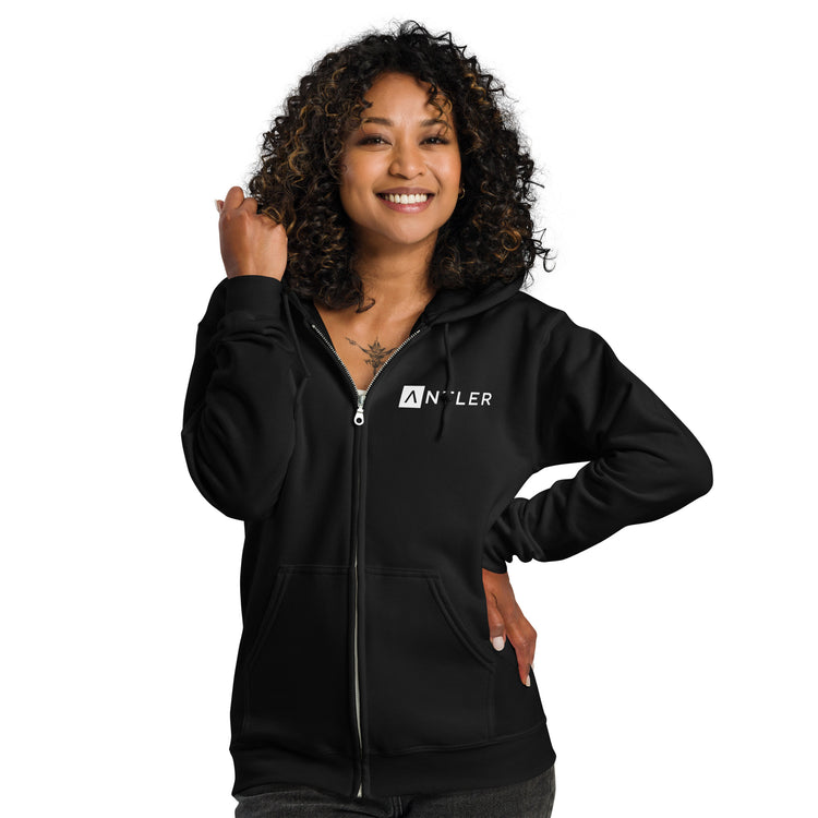 Antler Unisex Hoodie (Zip-up)