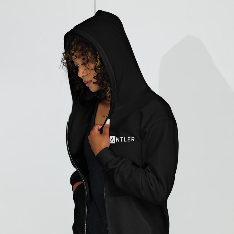 Antler Unisex Hoodie (Zip-up)