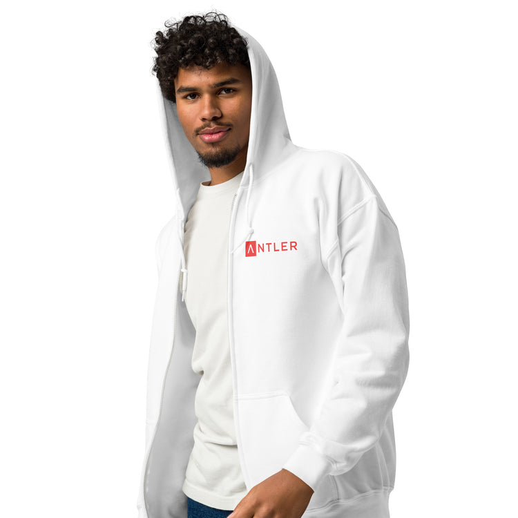 Antler Unisex Hoodie (Zip-up)