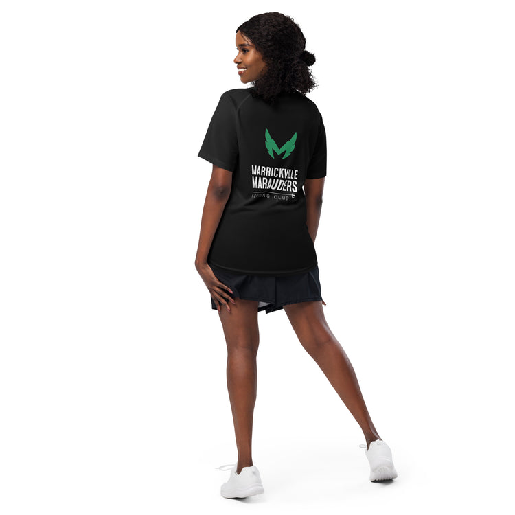 Marrickville Marauders Black Sports Tee