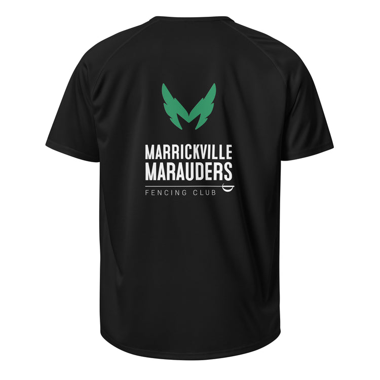 Marrickville Marauders Black Sports Tee