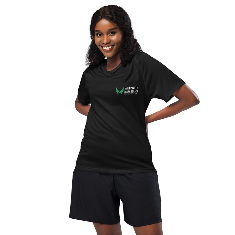 Marrickville Marauders Black Sports Tee