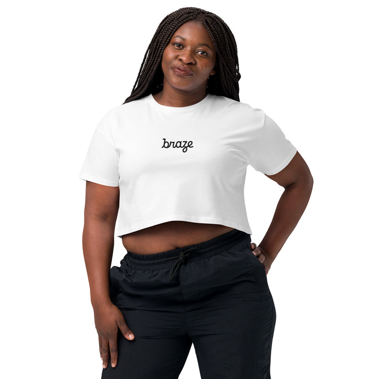 Braze Crop T-Shirt 1 (Embroidered)