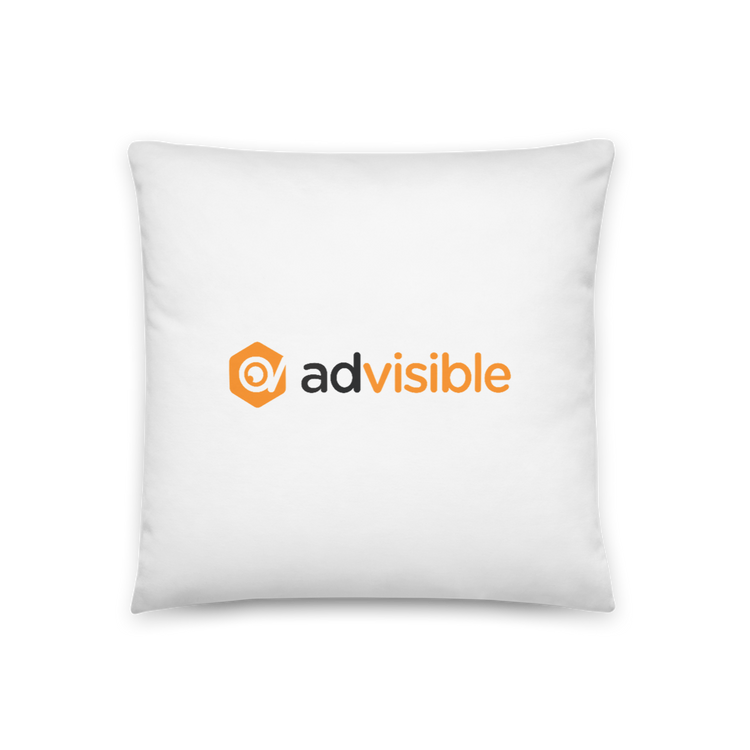 AdVisible Pillow (White)