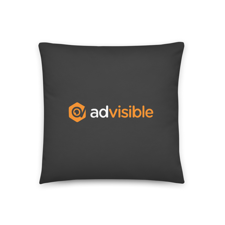 AdVisible Pillow (Black)