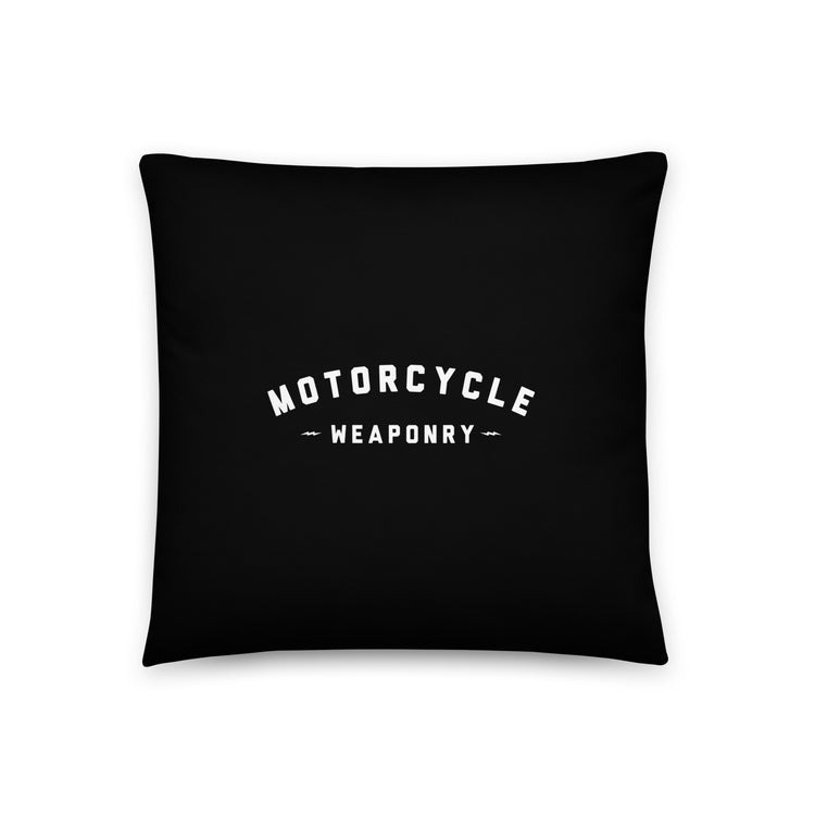 Motorcycle Weaponry Pillow (Black)