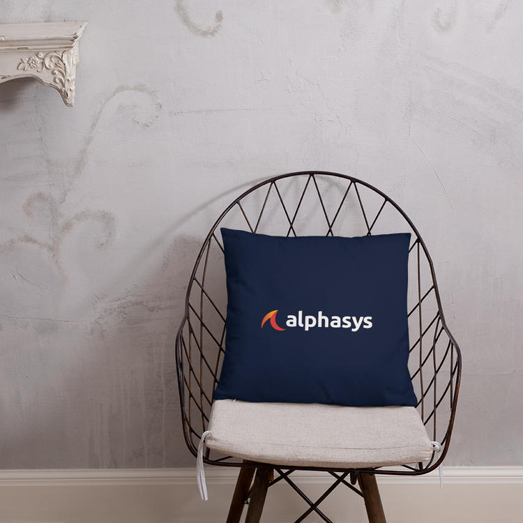 AlphaSys Pillow (Navy)