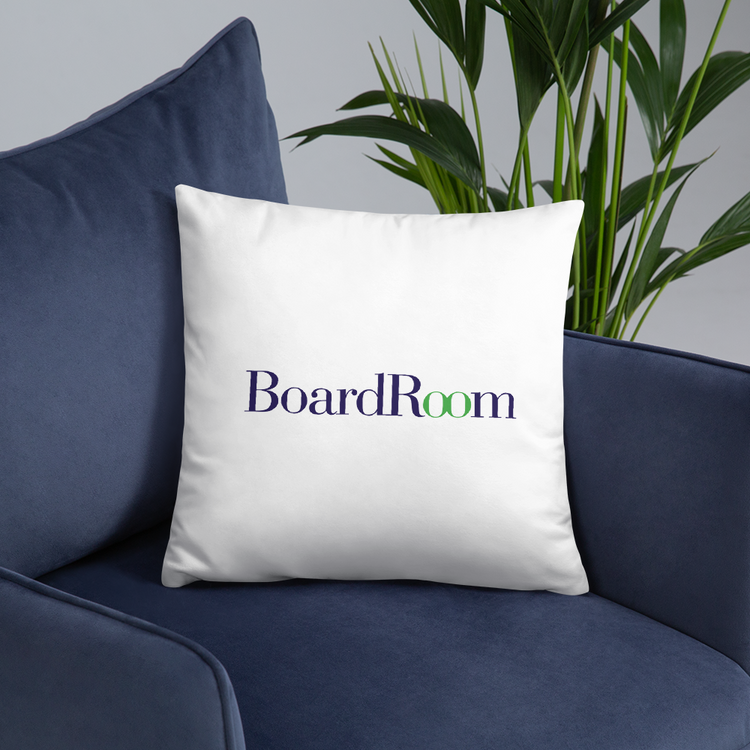 BoardRoom Pillow (White)