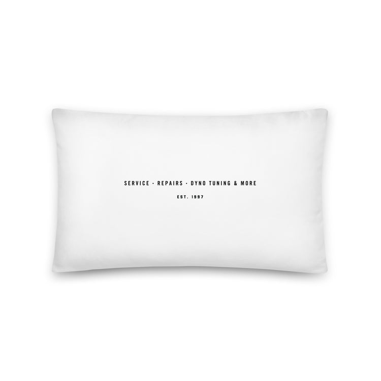 Motorcycle Weaponry Pillow (White)