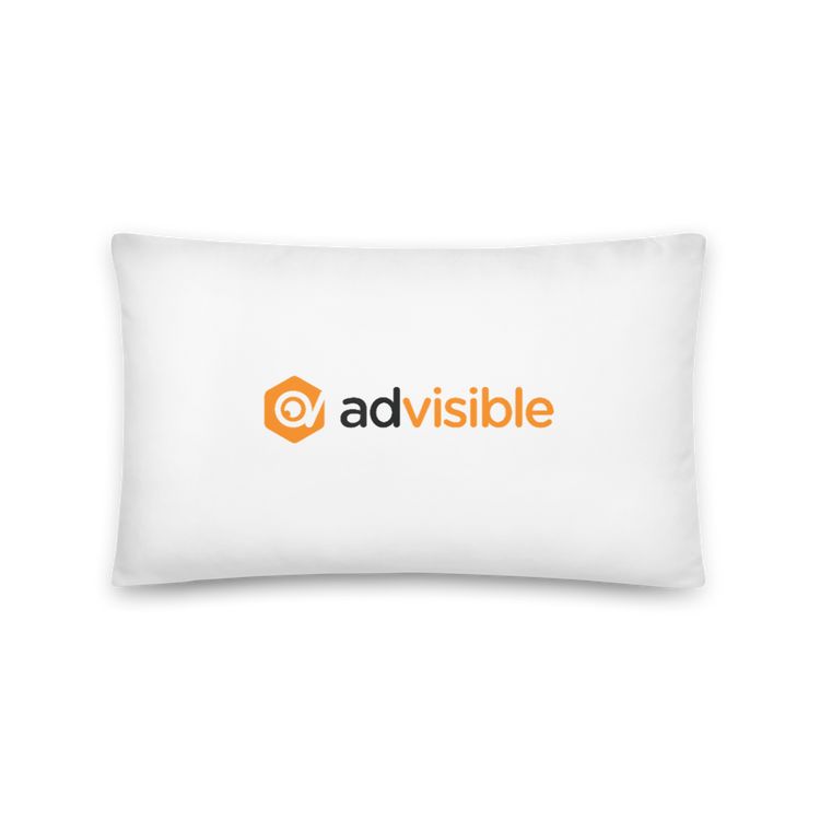 AdVisible Pillow (White)