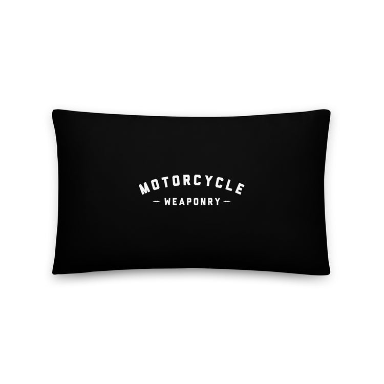 Motorcycle Weaponry Pillow (Black)