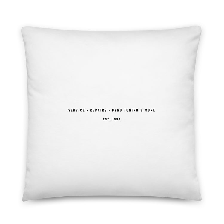Motorcycle Weaponry Pillow (White)