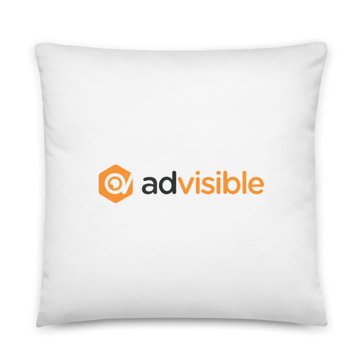 AdVisible Pillow (White)