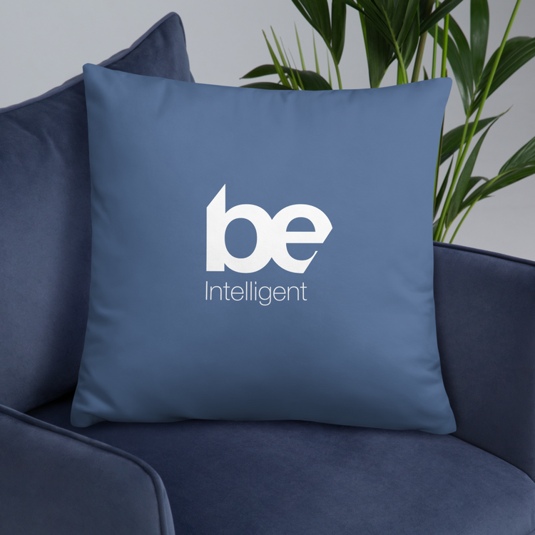 Be Intelligent Pillow (Blue)