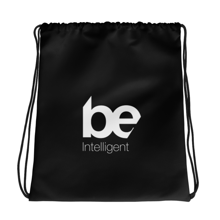 Be Intelligent Drawstring Bag