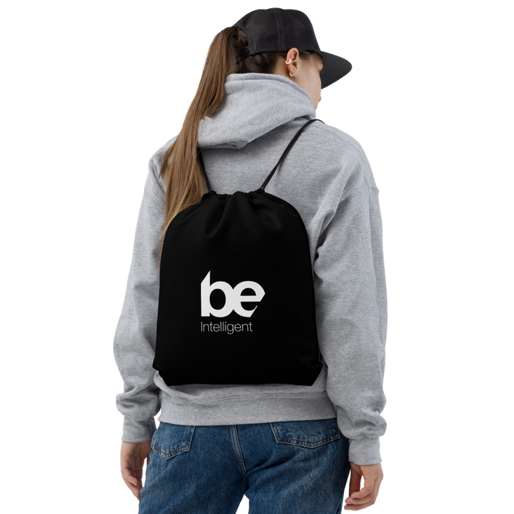 Be Intelligent Drawstring Bag