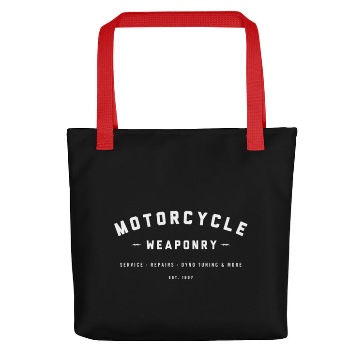 Motorcycle Weaponry Tote Bag (Black)