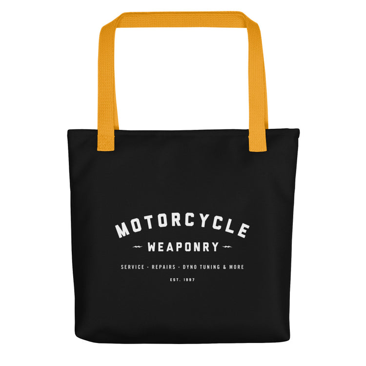 Motorcycle Weaponry Tote Bag (Black)