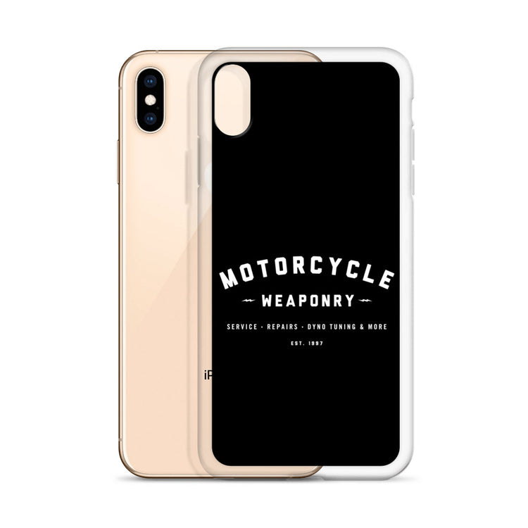 Motorcycle Weaponry iPhone Case (Black)