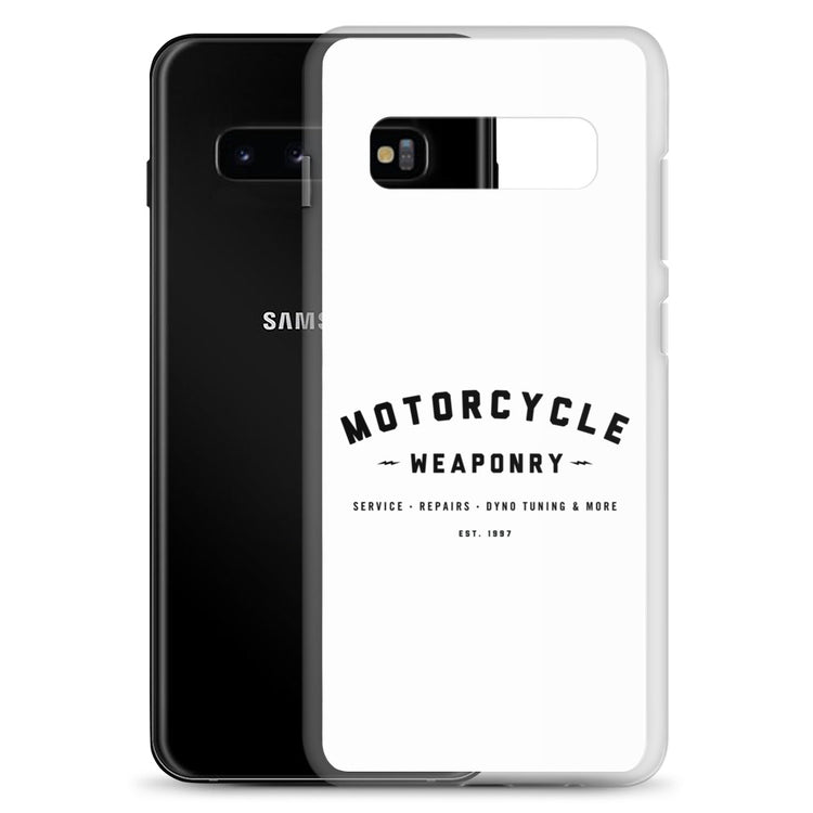 Motorcycle Weaponry Samsung Case (White)