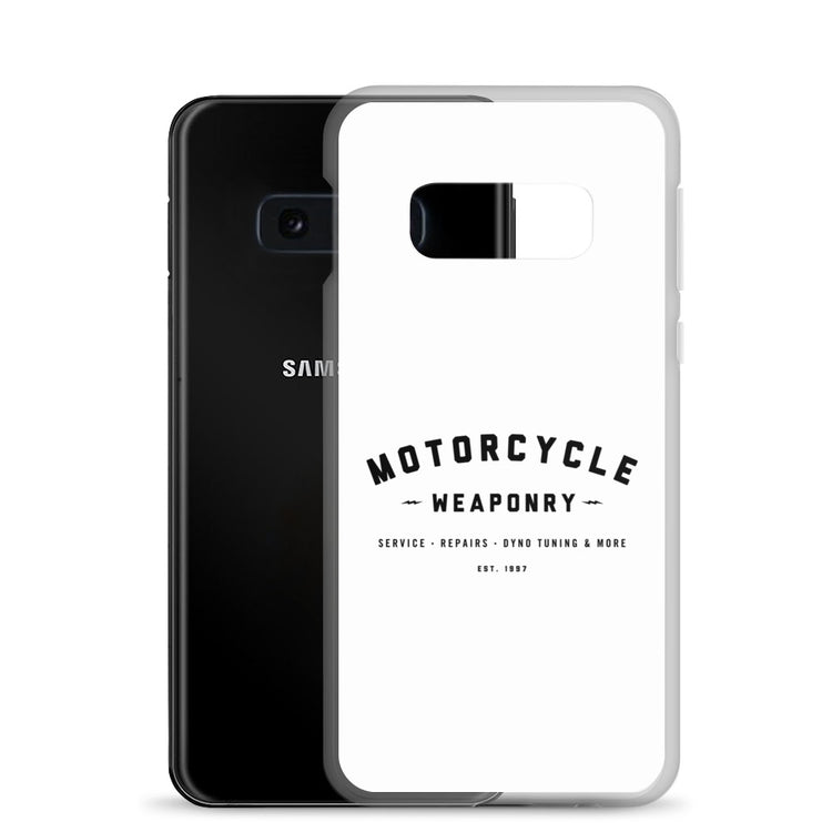 Motorcycle Weaponry Samsung Case (White)