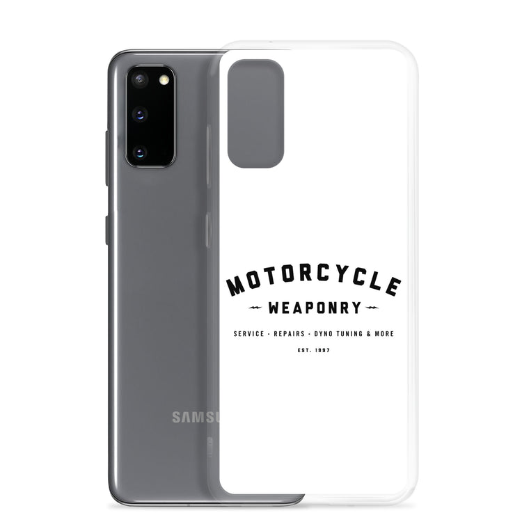 Motorcycle Weaponry Samsung Case (White)