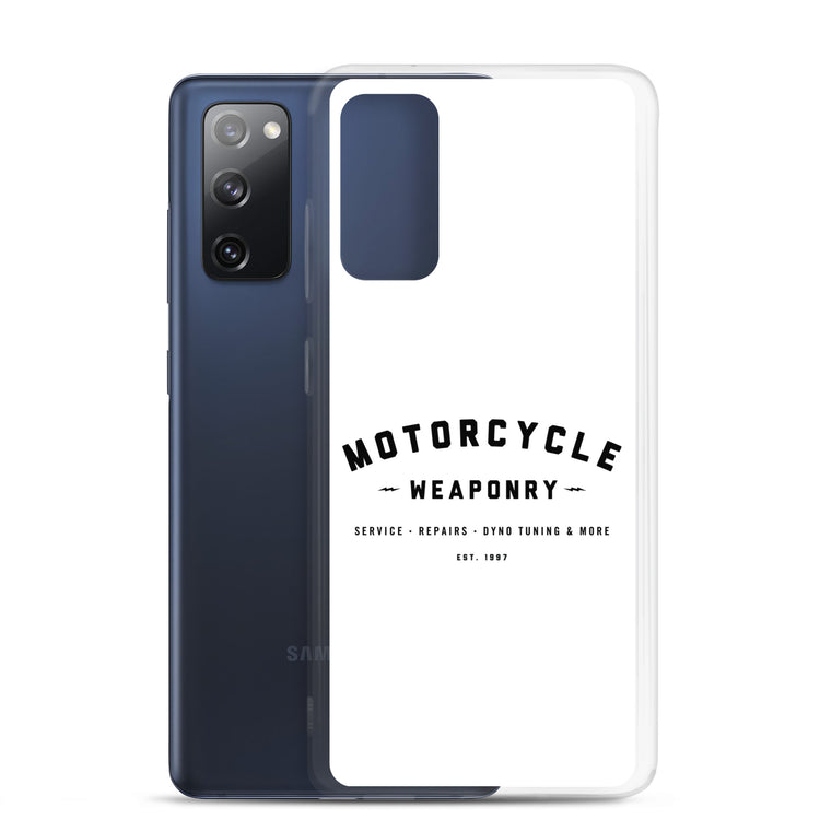 Motorcycle Weaponry Samsung Case (White)