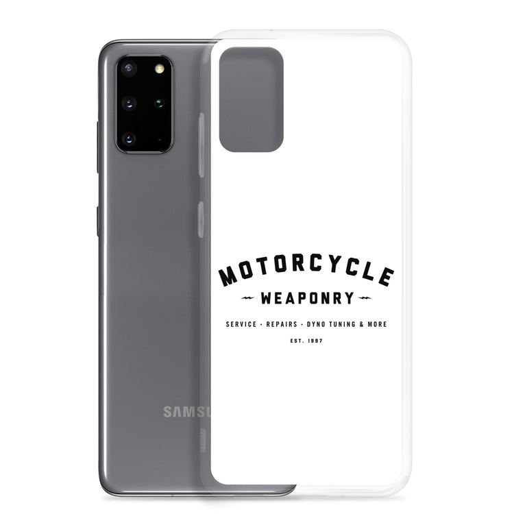 Motorcycle Weaponry Samsung Case (White)