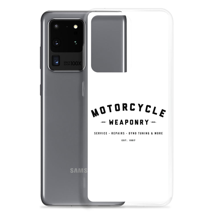 Motorcycle Weaponry Samsung Case (White)