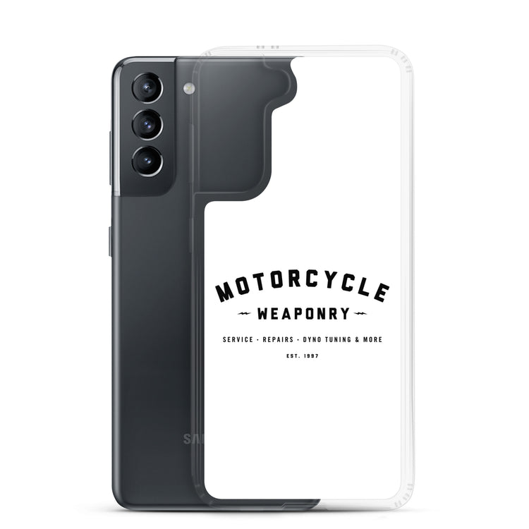 Motorcycle Weaponry Samsung Case (White)
