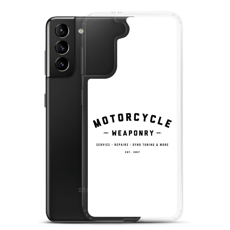 Motorcycle Weaponry Samsung Case (White)
