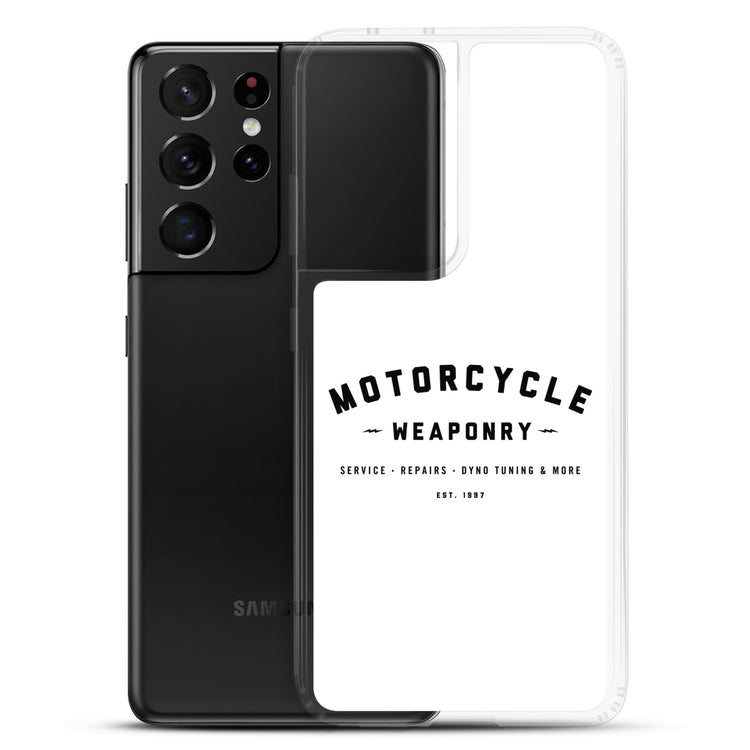 Motorcycle Weaponry Samsung Case (White)