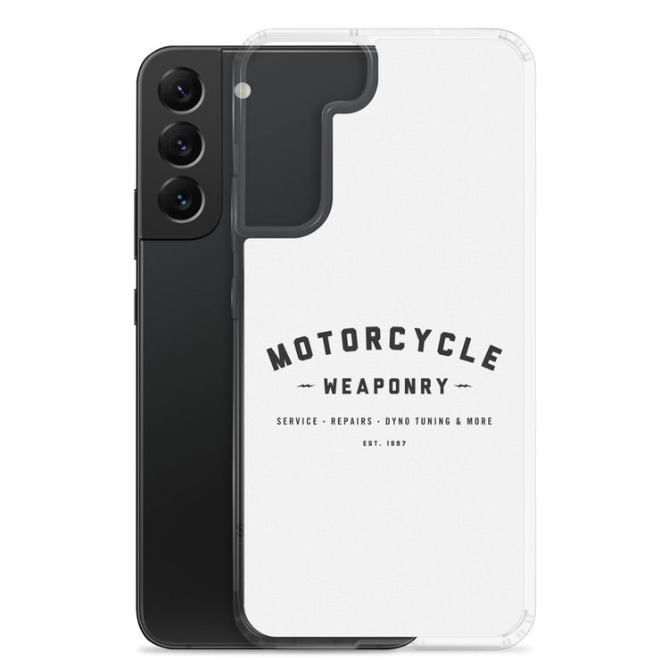 Motorcycle Weaponry Samsung Case (White)