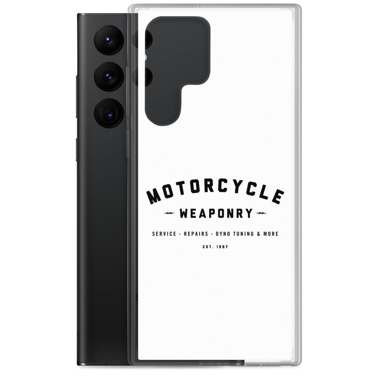 Motorcycle Weaponry Samsung Case (White)