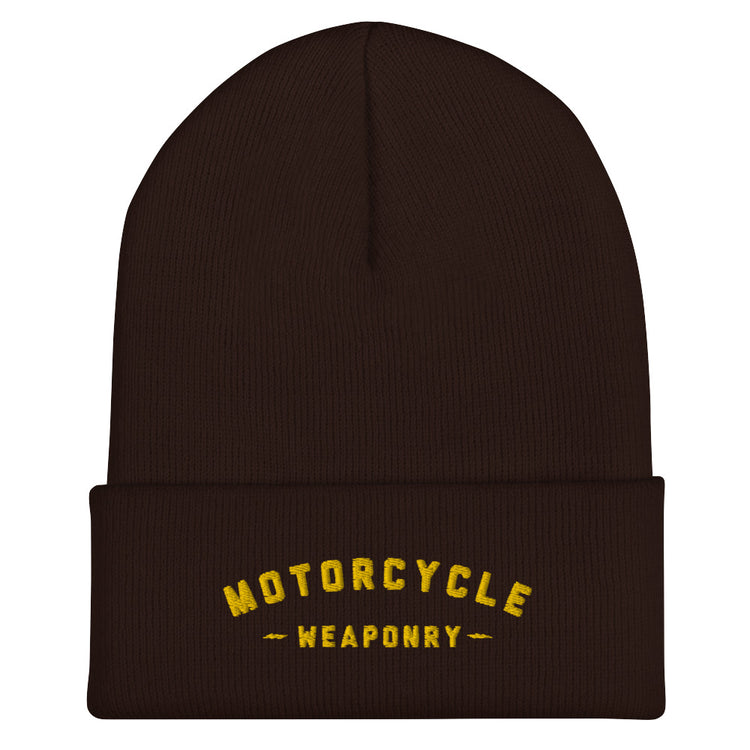 Motorcycle Weaponry Beanie (Embroidered)