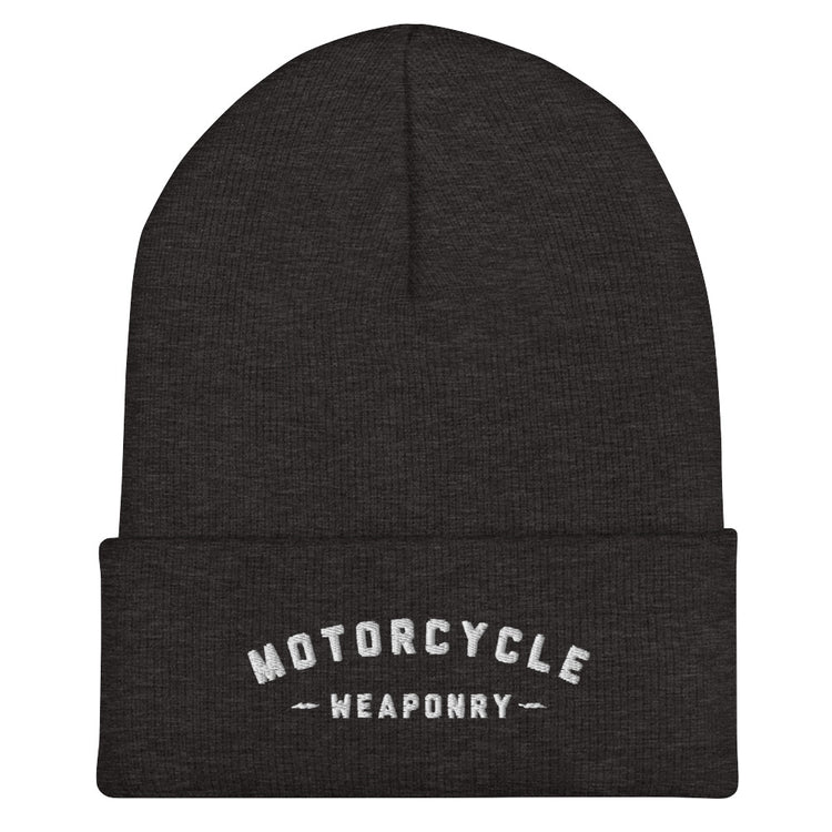 Motorcycle Weaponry Beanie (Embroidered)