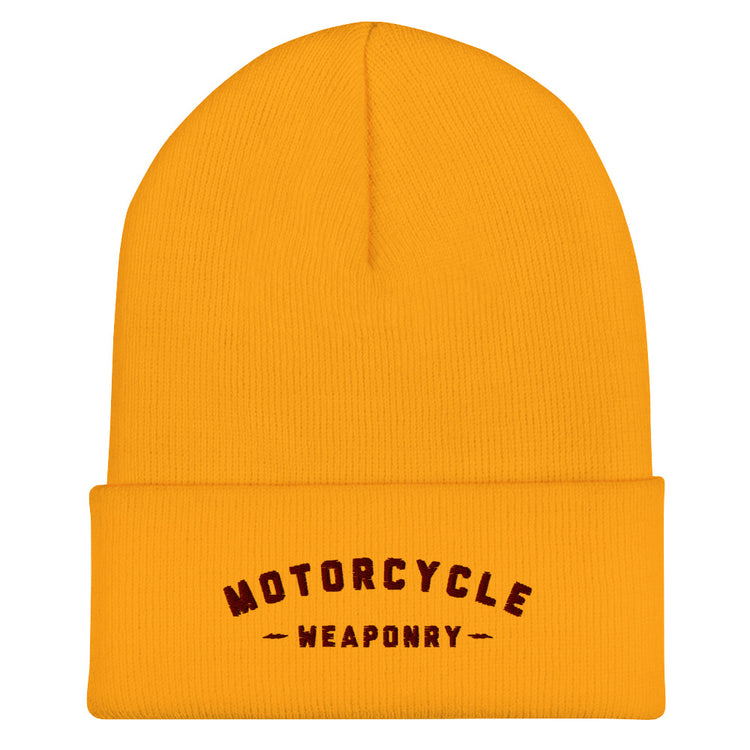 Motorcycle Weaponry Beanie (Embroidered)
