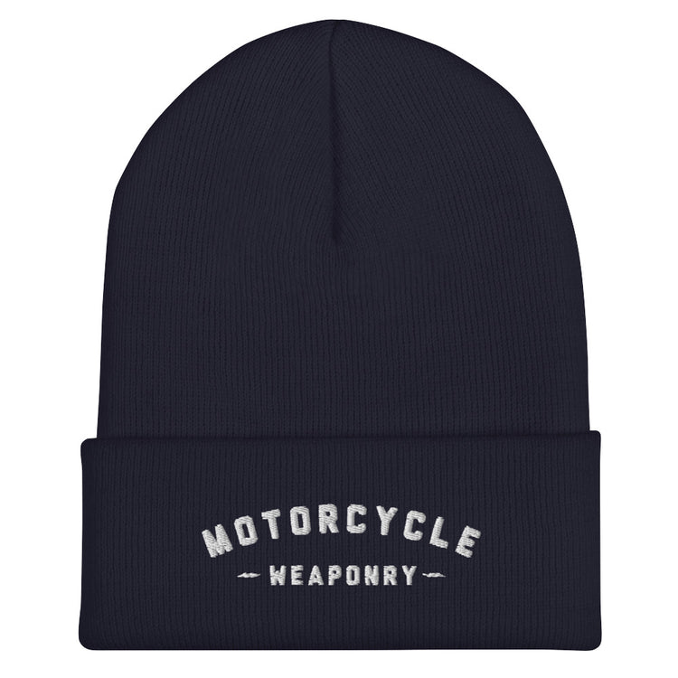 Motorcycle Weaponry Beanie (Embroidered)