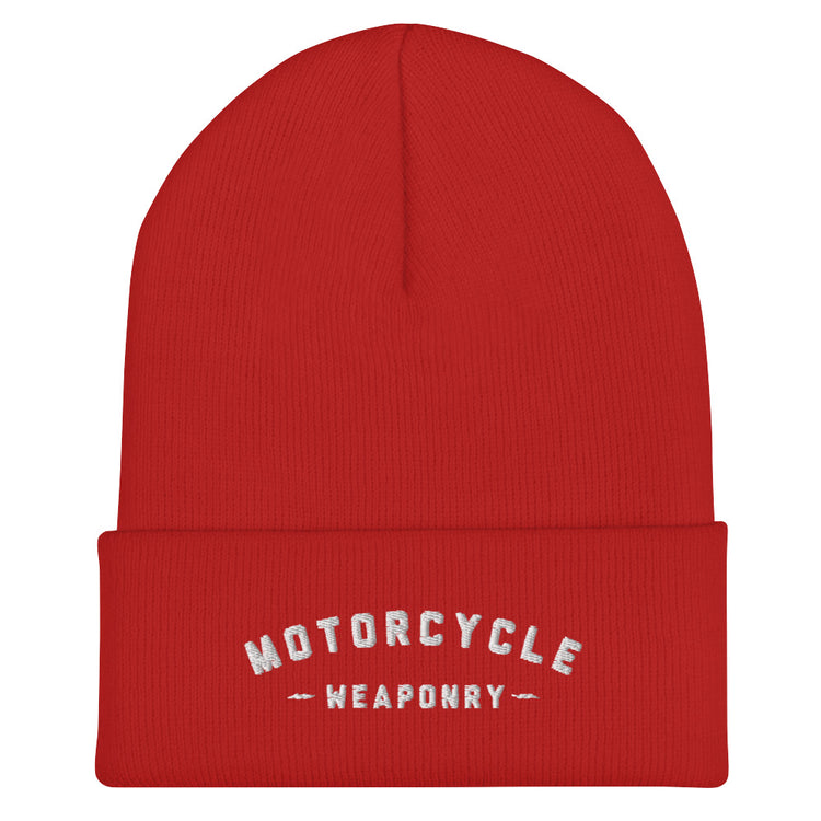 Motorcycle Weaponry Beanie (Embroidered)