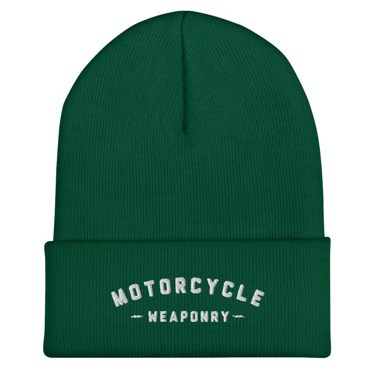 Motorcycle Weaponry Beanie (Embroidered)