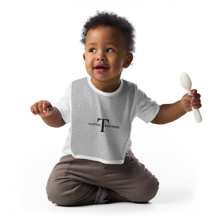 Capital T Baby Bib (Embroidered)