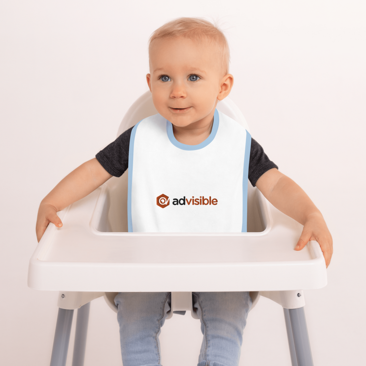 AdVisible Baby Bib (Embroidered)