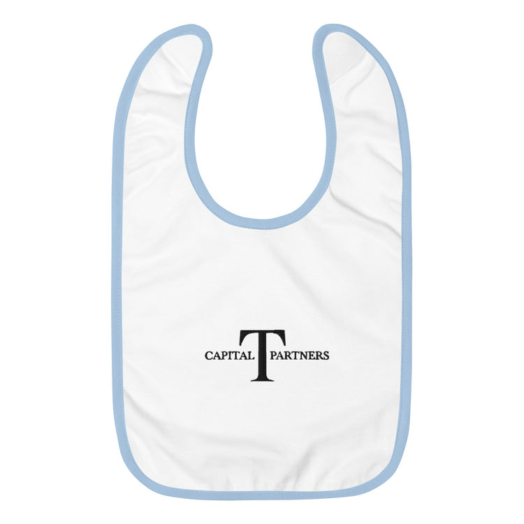 Capital T Baby Bib (Embroidered)