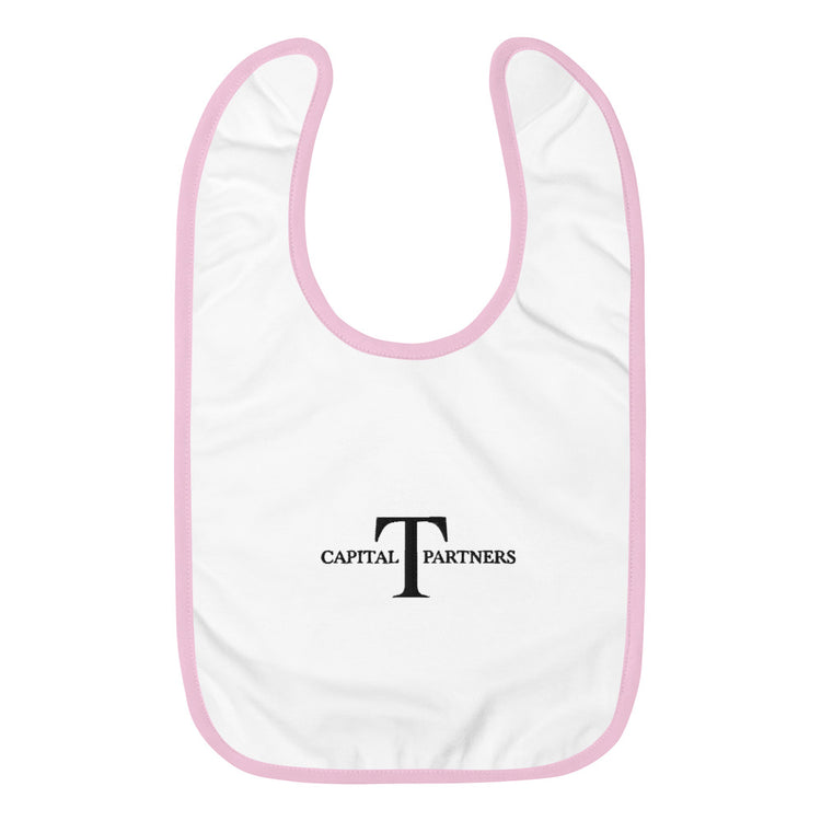 Capital T Baby Bib (Embroidered)