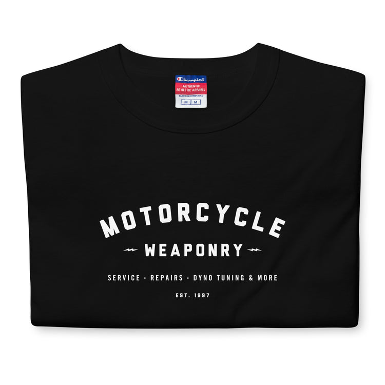 Motorcycle Weaponry Champion T-Shirt 2